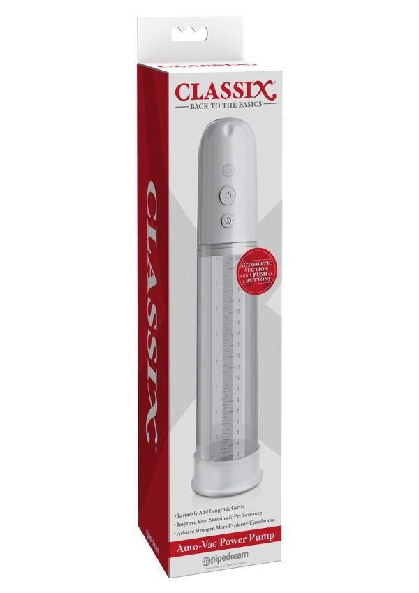 Classix Auto-Vac Power Pump Penis Enlargement System White - Image 2