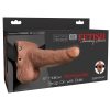Fetish Fantasy Hollow Rechargeable Strap-On With Balls Tan 6 Inches - Image 2