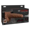 Fetish Fantasy Hollow Squirting Strap-On With Balls Tan 7.5 Inches - Image 2