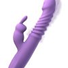 Fantasy For Her Thrusting Silicone Rabbit Multi-Function Rechargeable Waterproof - Purple