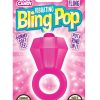 Rock Candy Vibrating Bling Pop Cock Ring Pink - Image 2