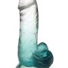 Shades Gradient Dildo 6in - Emerald