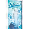 Shades Gradient 7 Inch Realistic Jelly Dong Non Vibrating Harness Compatible Clear/Blue - Image 2