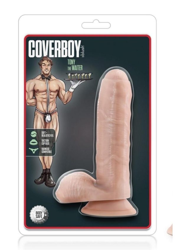 Loverboy Tony The Waiter Non Vibrating Dildo Harness Compatible Flesh - Image 2