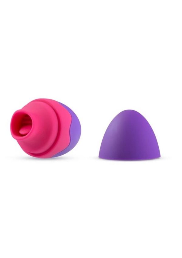 Aria Flutter Tongue  Clitoral Stimulator Nipple Stimulator Silicone Silicone Multi Function Splashproof Pink - Image 4