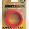 Bone Yard Meat Rack Beef Up Bulge Ring Silicone Cock Ring Red - Image 2