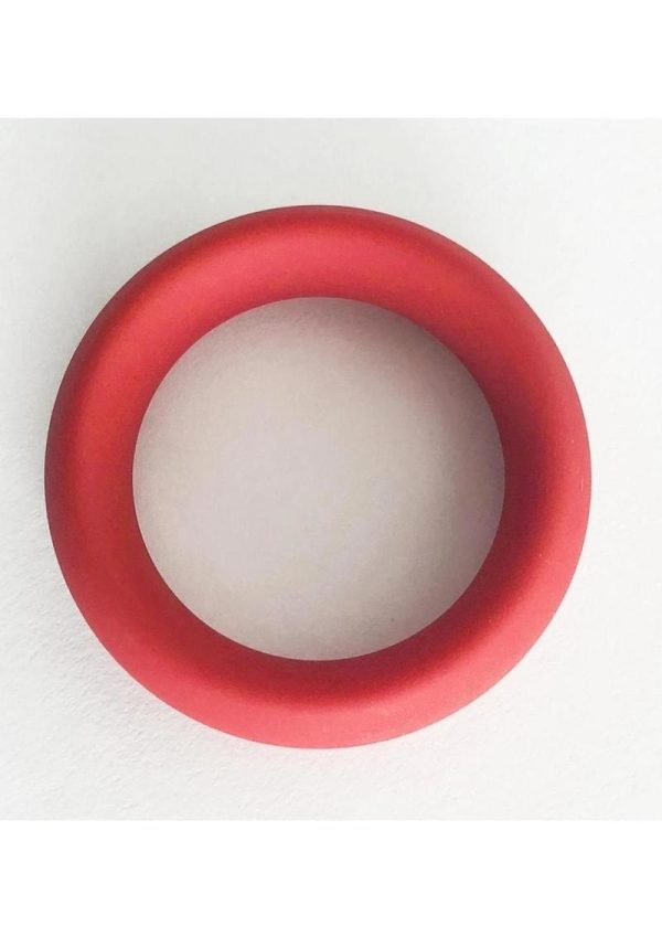 Bone Yard Meat Rack Beef Up Bulge Ring Silicone Cock Ring Red - Image 3