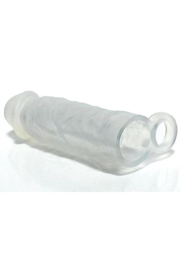 Bone Yard Meaty Silicone Cock Extender Clear - Image 4