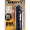 Bone Yard Meaty Silicone Cock Extender Black - Image 2