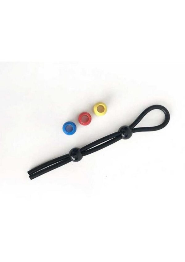 Bone Yard Cock Leash Silicone Double Slide Adjust Code Your Bone - Image 3