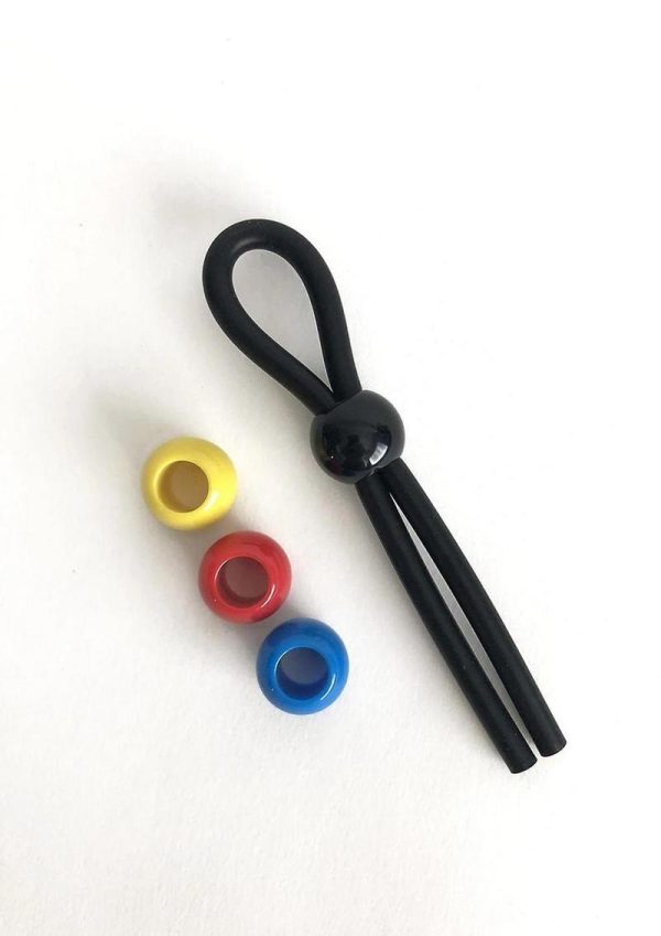 Bone Yard Cock Leash Silicone Single Slide Adjust Code Your Bone - Image 4