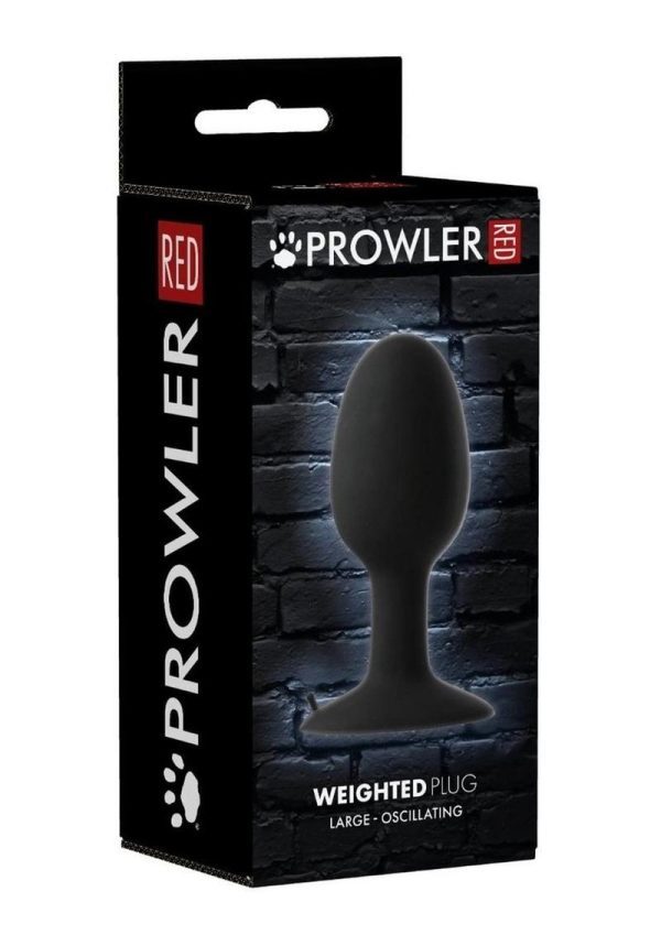 Prowler X-large Weighted Butt Plug  Non Vibrating 5.5 Inch Black - Image 2