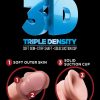 King Cock Plus Triple Density Dildo 6in - Vanilla
