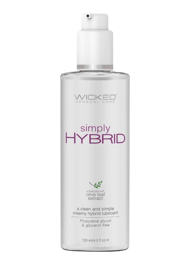 Wicked Sensual Care Simply Hybrid With Olive Leaf Extract 4 Ounce Bottle