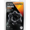 Stay Hard Thick Bead Cock Ring Black - Image 2