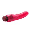 Hot Pinks Curved Penis Jelly Realistic Vibrator Glitter Pink 8 Inch - Image 4