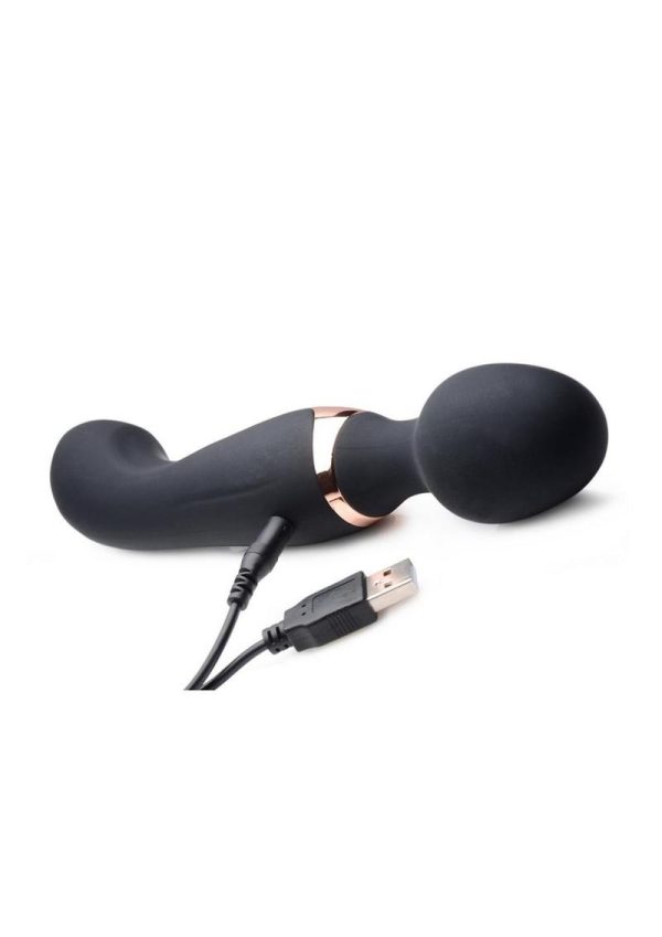 Wand Ess Dbl Silicone Vibe Wand Blk - Image 3