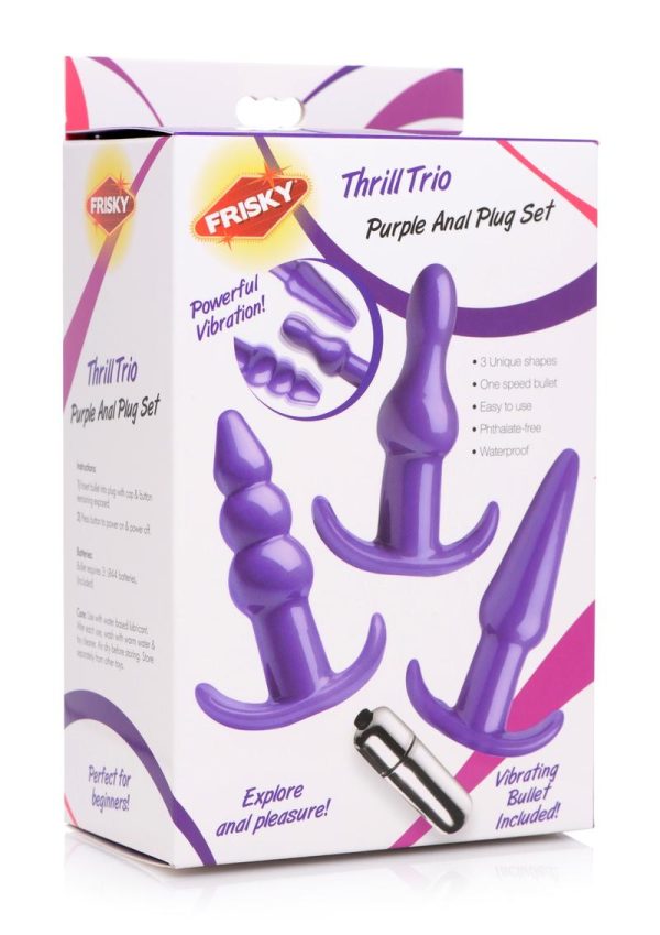 Frisky Thrill Trio Purple Anal Set - Image 2