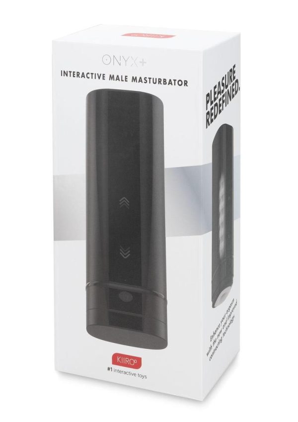 Kiiroo Onyx+ Interactive Male Masturbator USB Rechargeable Black - Image 2