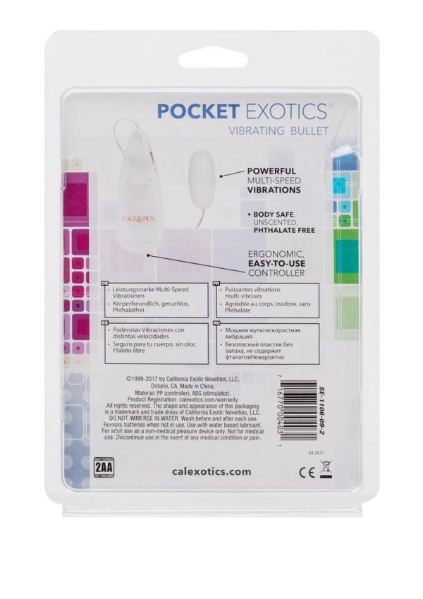 Pocket Exotics Ivory Bullet Multispeed 2.1 Inch Ivory - Image 4