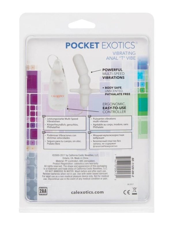 Pocket Exotics Anal T Vibe 3.25 Inch Ivory - Image 4