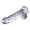 Jock C-Thru Realistic Dong With Balls 9 in - Clear - Image 3