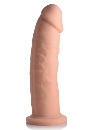 Fleshstixxx Dual Density Silicone Bendable Dong 9in - Vanilla