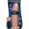 FleshStixxx Dual Density Silicone Bendable Dildo 8in - Caramel - Image 2