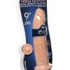 FleshStixxx Dual Density Silicone Bendable Dildo 8in - Caramel - Image 4
