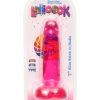Lollicock Slim Stick Dildo With Balls 7in - Cherry Ice - Image 2
