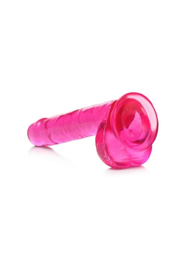 Lollicock Slim Stick Dildo With Balls 7in - Cherry Ice - Image 4