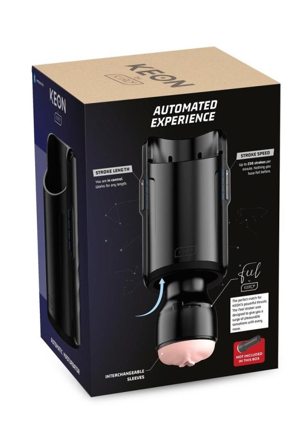 Kiiroo Keon Combo Set Rechargeable Interactive Masturbator With Stroker - Black - Image 4