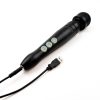 DOXY Die Cast 3R Rechargeable Vibrating Body Wand Massager - Matte Black - Image 3