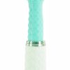 Pillow Talk Feisty Silicone Thrusting and Vibrating Massager - Teal