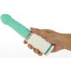 Pillow Talk Feisty Silicone Thrusting andamp; Vibrating Massager - Teal - Image 4