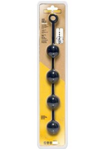 Boneyard Ass Ballz Silicone Anal Beads XLarge - Black