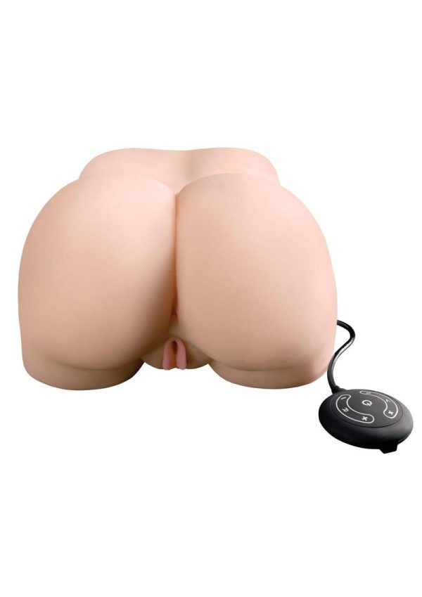PDX Elite Milk Me Silly Mega Masturbator Plug In Butt - Vanilla - Image 3