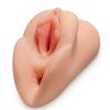 PDX Plus Perfect Pussy Double Stroker - Vanilla - Image 3