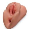PDX Plus Perfect Pussy Double Stroker - Caramel