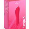 We-Vibe Tango X Rechargeable Clitoral Mini Bullet Vibrator - Cherry Red - Image 2
