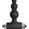 Petite Sensations Bubbles Silicone Vibrating Anal Plug - Black