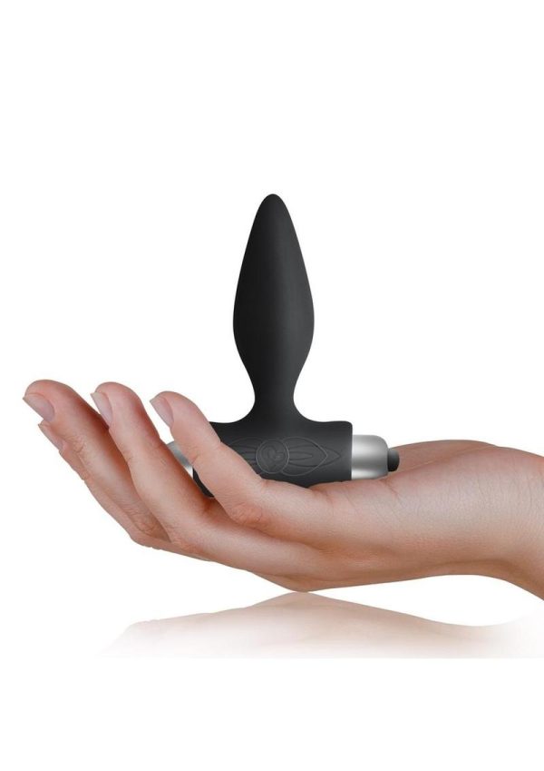 Petite Sensations Silicone Vibrating Anal Plug - Black - Image 4