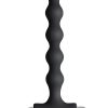 Petite Sensations Pearls Silicone Vibrating Anal Bead - Black
