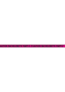 Caution Bachelorette Party Tape (100ft) - Pink/Black