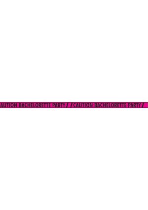 Caution Bachelorette Party Tape (100ft) - Pink/Black