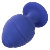 Cheeky Silicone Textured Anal Plugs Large/Small (Set of 2) - Purple - Image 3