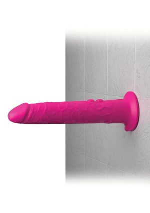 Classix Wall Banger 2.0 Silicone Vibrating Dildo 7.7in - Pink