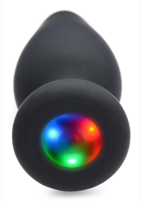 Booty Sparks Silicone Light-Up Anal Plug - Large - Image 3