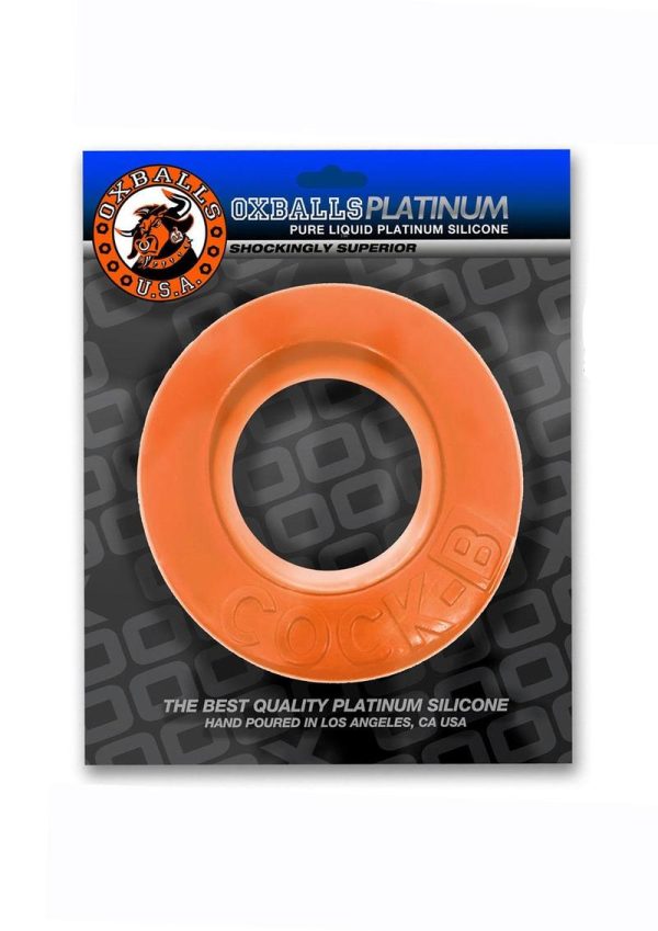 Cock B Bulge Silicone Cock Ring - Orange - Image 2