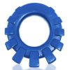 Cock-Lug Silicone Lugged Cock Ring - Marine Blue - Image 3